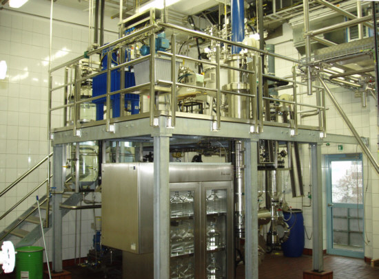 Begehbare HPLC-300-gradient Produktionsanlage aus Edelstahl