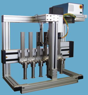 Automatischer Probenwechsler mit sechs Probehaltern